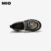 MIO米奥圆头厚底千鸟格松糕单鞋小香风时髦学院风高跟乐福鞋女鞋M234431310 商品缩略图2