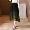 夏新款百搭，高腰中长渐变色雪纺裙中老年大码半身裙KQL-435H5361 商品缩略图3