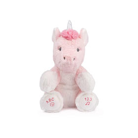 美国Baby Gund 闪亮声动独角兽婴幼儿安抚毛绒玩具 0m+