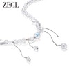 ZEGL水滴流苏项链女生轻奢小众2023新款爆款水晶锁骨链choker颈链 商品缩略图1
