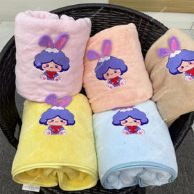 【19.9元/个】云鹭珊瑚绒毛巾浴巾套装（1225652）