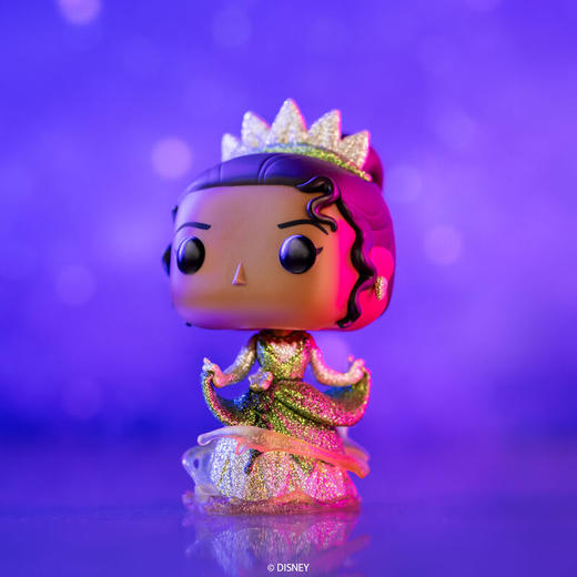 Funko POP! Disney Tiana 迪士尼100周年纪念动画 公主与青蛙 闪粉限定款蒂安娜公主公仔手办摆件 70081 商品图1