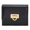 【特价商品不退不换】FERRAGAMO 菲拉格慕 钱包女  0760658-001 黑色.牛皮革（暂无品牌物料包装） 商品缩略图0