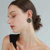【颖儿同款】Retro Chic 意大利时尚复古首饰 黑金四芒星耳钉 商品缩略图2