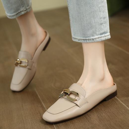 ZHR2023夏季新款透气半拖穆勒拖舒适时尚透气拖鞋外穿居家 商品图3