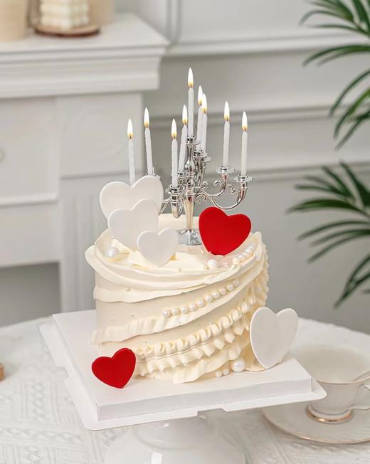 纯白烛台爱心 商品图1