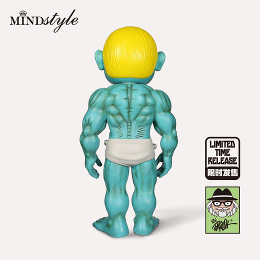 MINDstyle Ron English Menace Hulk 威险气氛 绿巨人艺术收藏手办摆件 2750 商品图3