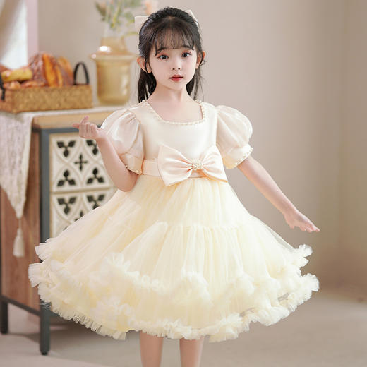 ST-HP347儿童礼服裙女童洋气网纱蓬蓬裙小女孩走秀连衣裙钢琴演出服夏 商品图1