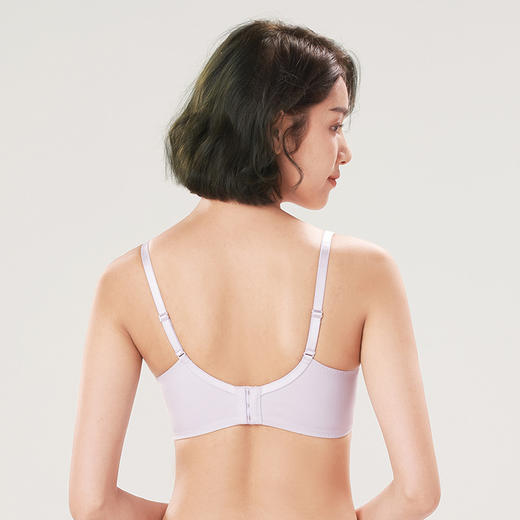 都市丽人自然舒适BC杯适穿蕾丝内衣两种厚度3/4杯常规文胸无钢圈三排扣新年本命年红品LB31M1 商品图5