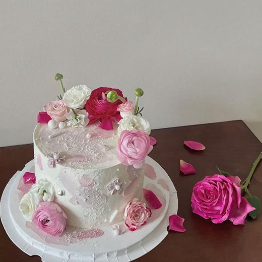 【鲜花蛋糕】-女神生日蛋糕 商品图1