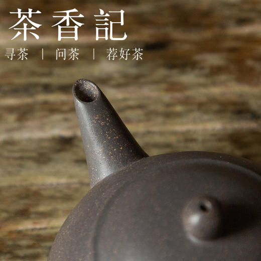 茶香记 青灰泥水平紫砂壶 茶壶 古朴清雅 圆融饱满  经典器型  易泡养 商品图3
