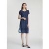 司歌直身雪纺直身宽松夏短袖连衣裙A871101 商品缩略图2