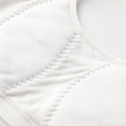 金三塔真丝少女文胸纯色发育期打底透气抹胸女 2NZFAA403 商品图4