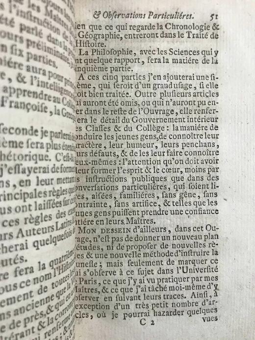 【法语】1759年 著名历史学家罗林《书信论》（全4卷） 1幅版画插图 全真皮精装64开 商品图6