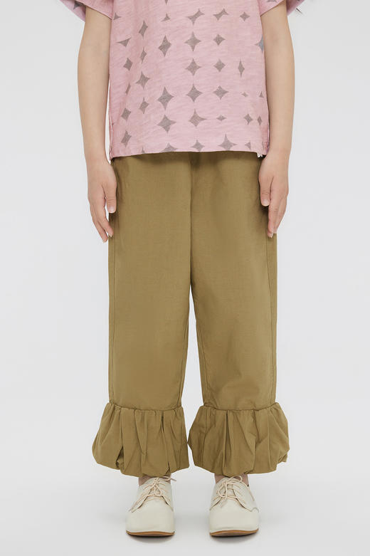 jnby  23年秋款  花苞造型长裤 1N7E13530 商品图0