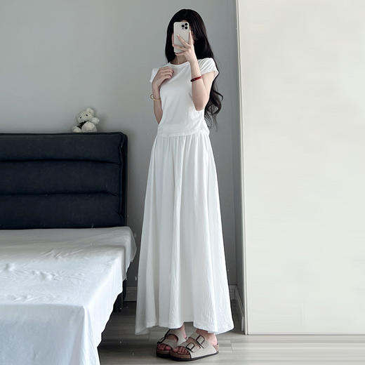 冰丝褶皱裙裤女夏，百褶a字半身休闲百搭高腰垂感阔腿裙裤，让你时尚百搭又舒适自如，轻松穿出优雅自信！ 商品图2