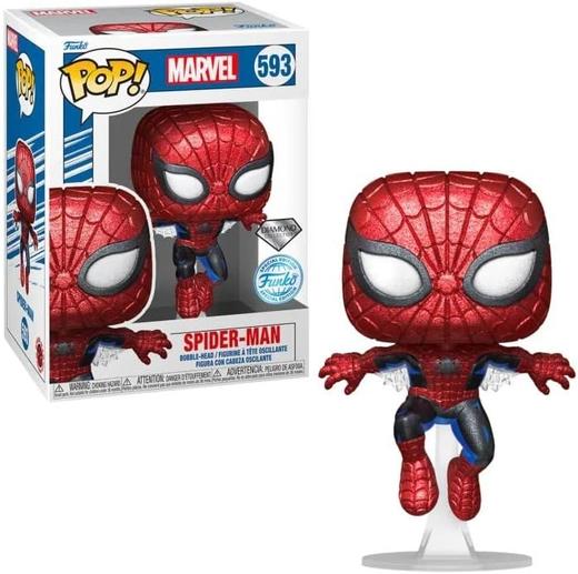 Funko POP! Marvel 80th Spider Man 美漫 漫威英雄80周年初代蜘蛛侠闪粉限定款公仔手办摆件 68371 商品图1