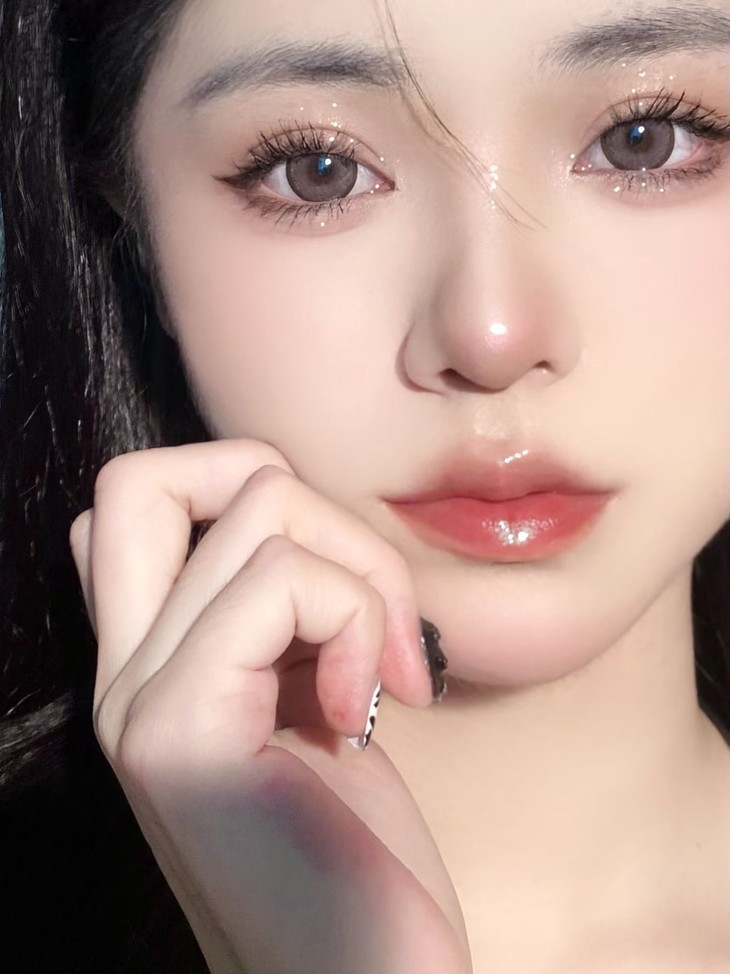 VokiVoki美瞳 年抛隐形眼镜 芋泥泥 14.5mm 1副/2片 左右度数可不同-VVCON美瞳网19