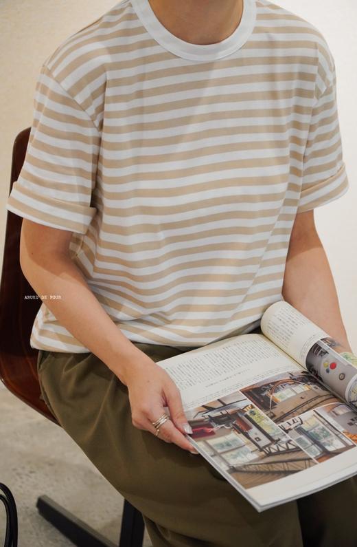 Charpentier de vaisseau3色条纹T恤 商品图2