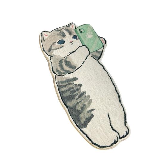 卡通猫咪仿羊绒宠物垫睡垫 坐垫 柔软舒适40*60cm 商品图4