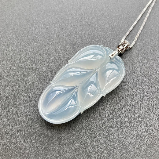 冰种厚庄翡翠大叶子 商品图4