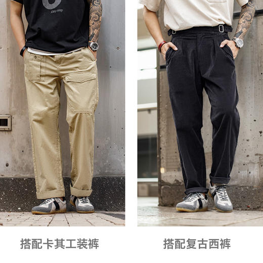 马登（Maden）2023新款火山岩德训鞋男夏季百搭休闲鞋复古运动鞋 商品图3