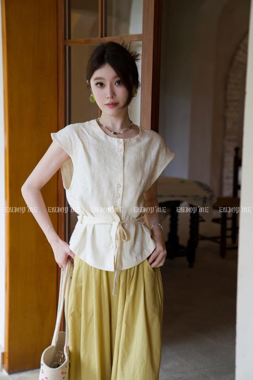 【门店同款】夏季自然-麻料坎肩上衣 153463516 商品图6