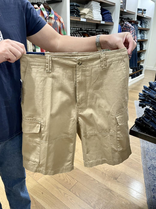 独立日好价RL 拉夫劳伦Polo男士全棉 大兜休闲 工装短裤 商品图1