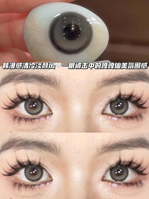 pearl 墨鱼银闪灰「含硅水凝胶」半年抛型 商品图1