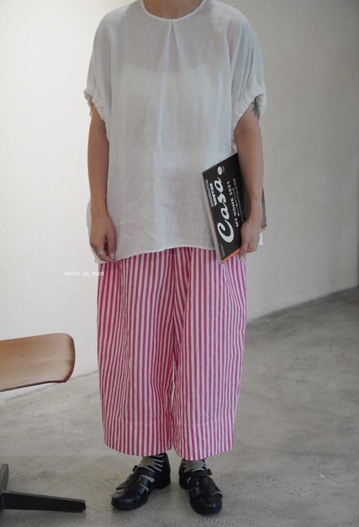 5折(g)2色前后两穿麻质上衣 商品图10