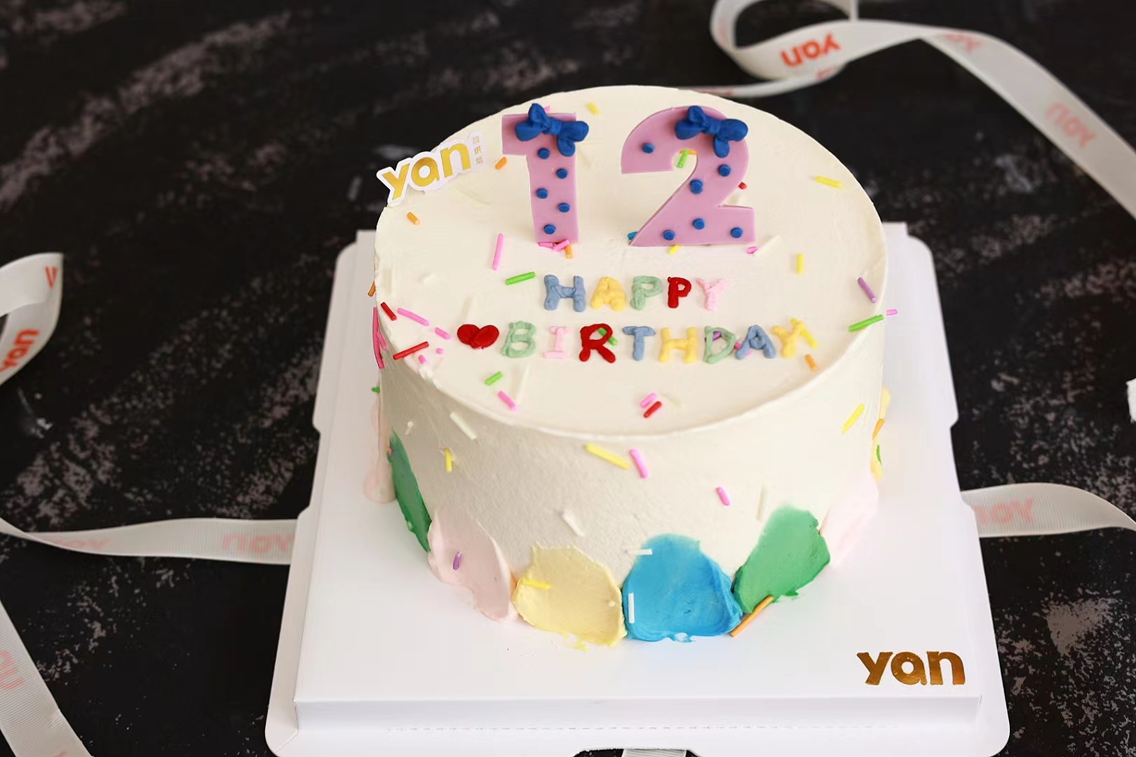 周岁快乐—彩色花边（下单时备注几岁和颜色）