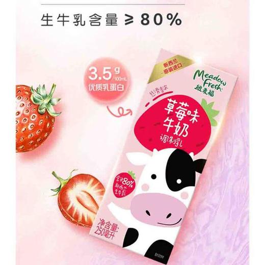 纽麦福草莓味乳饮料250ml*6 商品图0