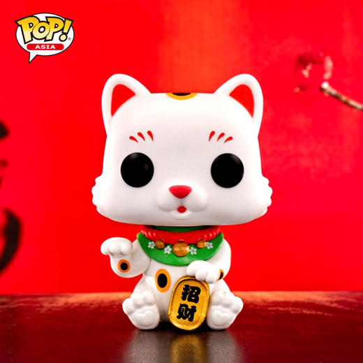 Funko POP! Asia Lucky Series Lucky Cat 幸运猫 招财猫公仔手办摆件 66650 商品图1