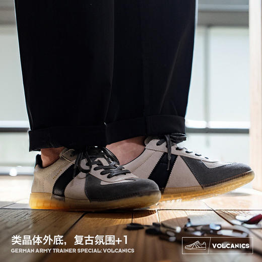 马登（Maden）2023新款火山岩德训鞋男夏季百搭休闲鞋复古运动鞋 商品图2