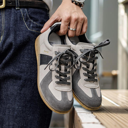 马登（Maden）2023新款火山岩德训鞋男夏季百搭休闲鞋复古运动鞋 商品图4