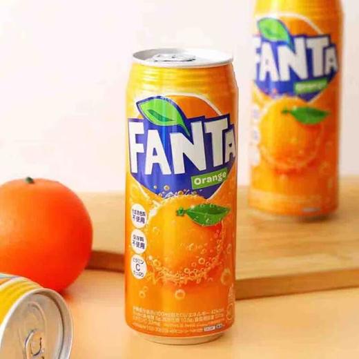 可口可乐芬达香橙味碳酸饮料500ml 商品图0