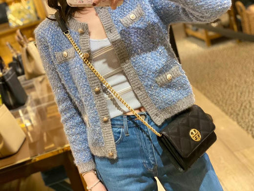 美国国庆🎉折扣1998￥美国直邮，🇺🇸TBWilla woc，小香风菱纹格单肩包手拿包，小香CF Woc最强替代品👍 商品图5