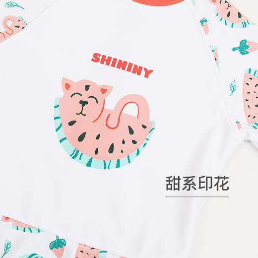 【120-140码】熳洁儿 女童宝宝泳衣西瓜卡通短袖连体裙夏季商场同款23206611 商品图1