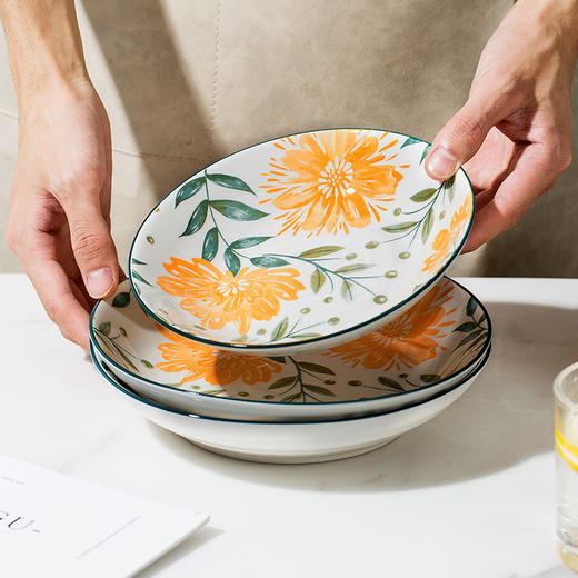 【门店同款】那年花开 陶瓷碗盘碟餐具套装礼盒送客户送朋友乔迁礼瓷器餐具礼 商品图3