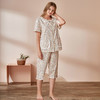 【断码特价】爱帝女纯棉梭织短袖家居套 商品缩略图3