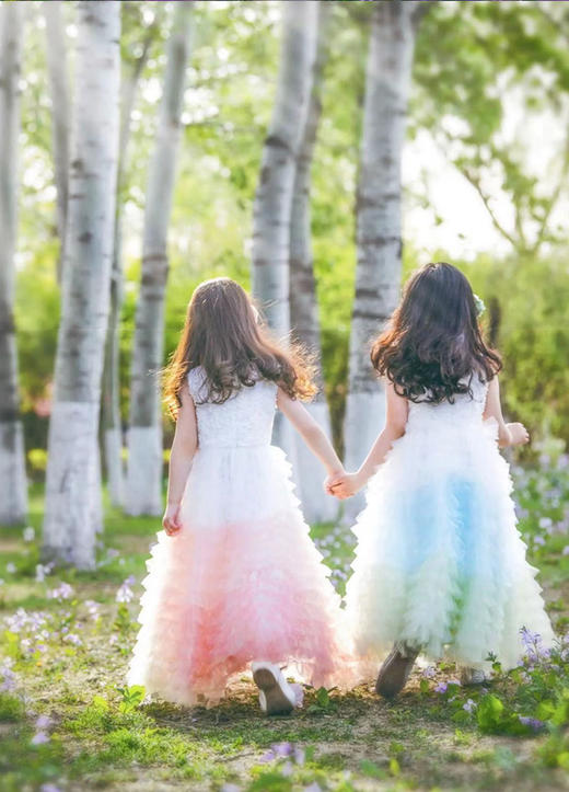 法国Q.cutians儿童晚礼服 
 | 女童四季百搭蓬蓬裙女孩节日演出礼服礼物 商品图5