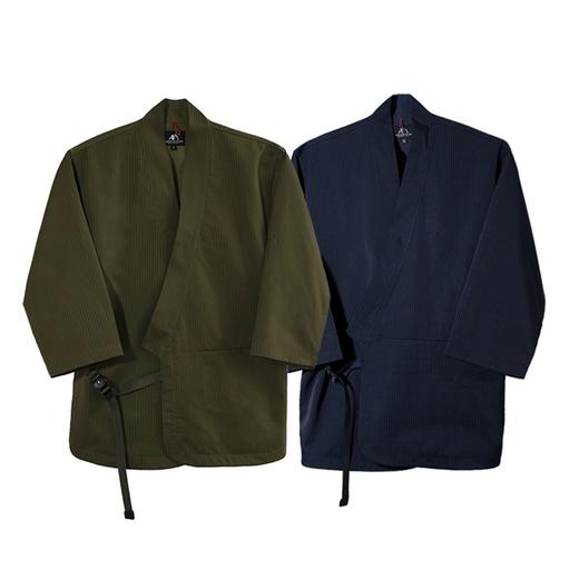 MOUTAINFEVER高山热 泡泡纱材质磁扣宽松道袍 商品图0