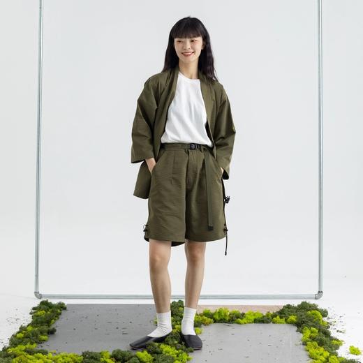 MOUTAINFEVER高山热 泡泡纱材质磁扣宽松道袍 商品图4