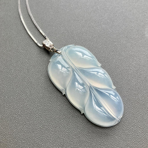 冰种厚庄翡翠大叶子 商品图2