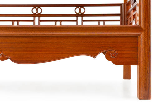 红桥红  家具严选  缅甸花梨（大果紫檀）【178 上博复刻品字栏杆 书架】 商品图8