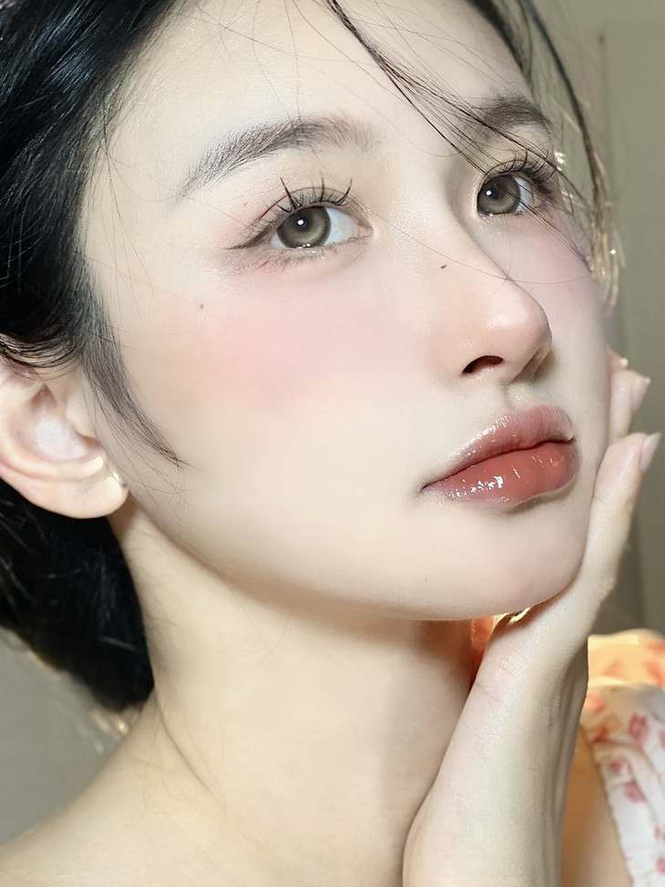 VokiVoki美瞳 年抛隐形眼镜 卡其肉桂 14.0mm 1副/2片 左右度数可不同 - VVCON美瞳网