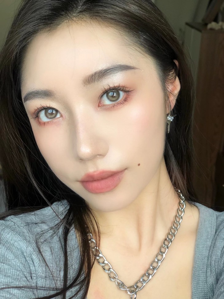 VokiVoki美瞳 年抛隐形眼镜 卡其肉桂 14.0mm 1副/2片 左右度数可不同 - VVCON美瞳网