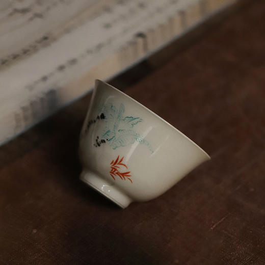 景德镇云木在/蕉闻雨竹写声品杯  景德镇陶瓷茶杯手绘品茗杯品杯 商品图8