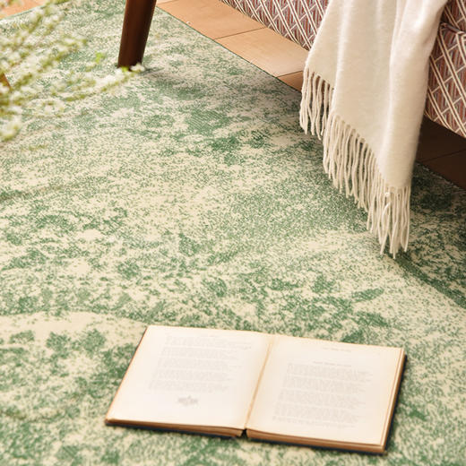 中世纪复古系列地毯新西兰羊毛地毯茶几客厅防滑地垫 商品图3