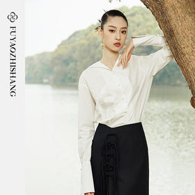 IWY/扶摇系列 夏季国风刺绣轻薄衬衫23FYB160